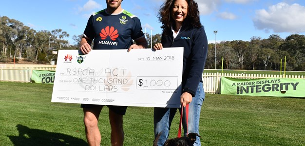 Raiders Donate $1000 to RSPCA
