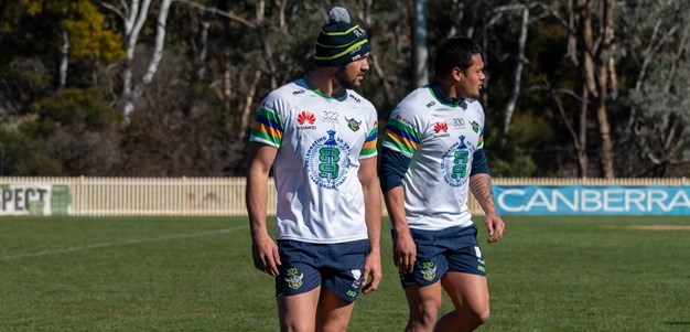 Gallery: Raiders train before departing for Melbourne