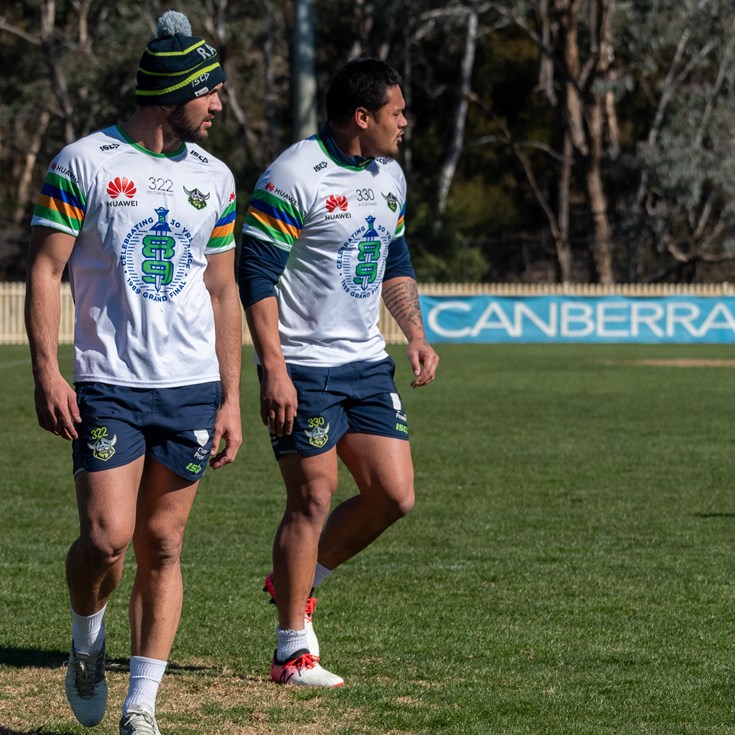 Gallery: Raiders train before departing for Melbourne