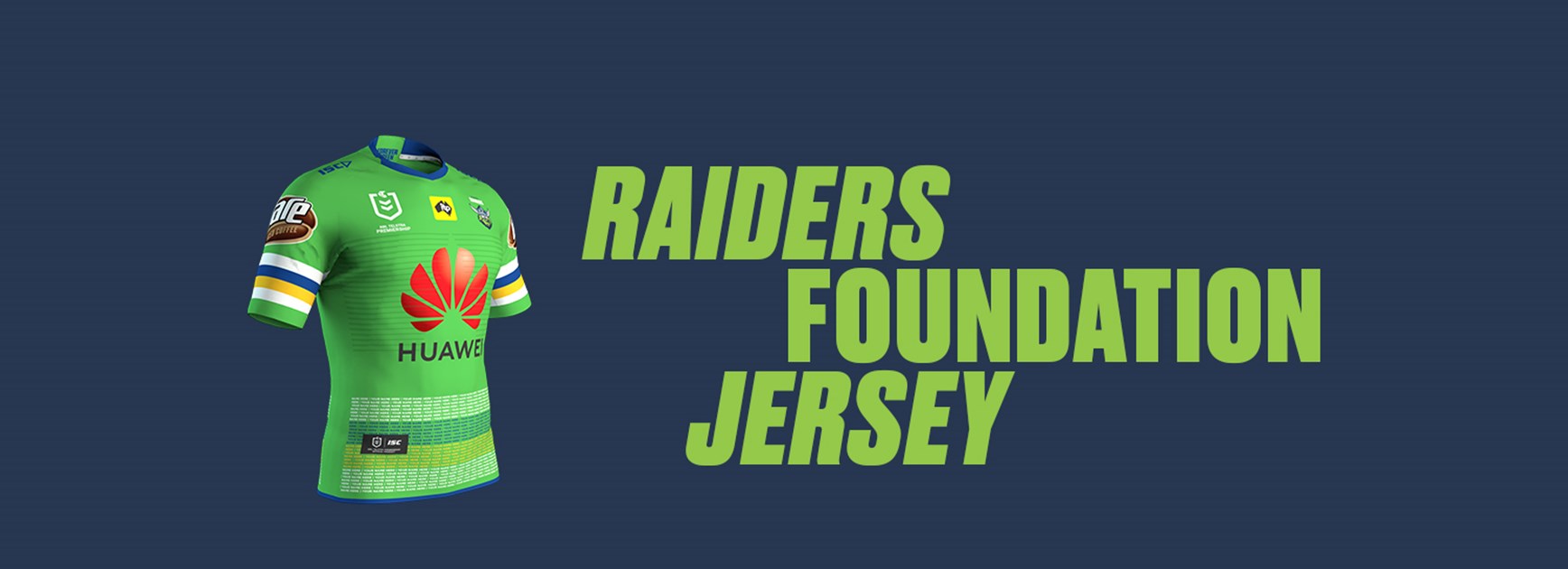 Raiders launch Foundation Jersey