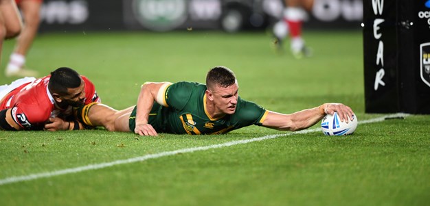 Wighton scores first try for Australia