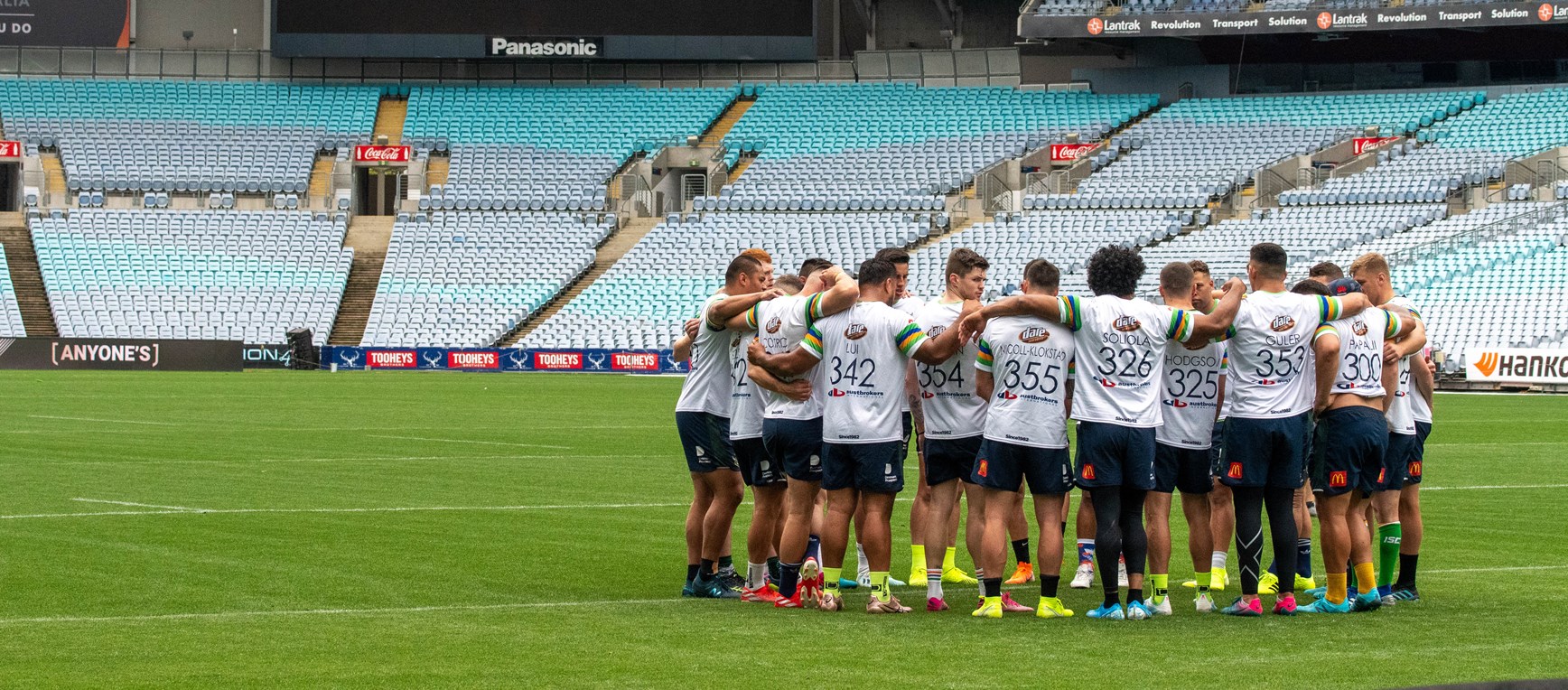 Gallery: Raiders train at ANZ Stadium for Captains Run