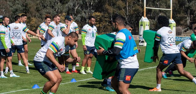 Gallery: Raiders train before departing for Melbourne