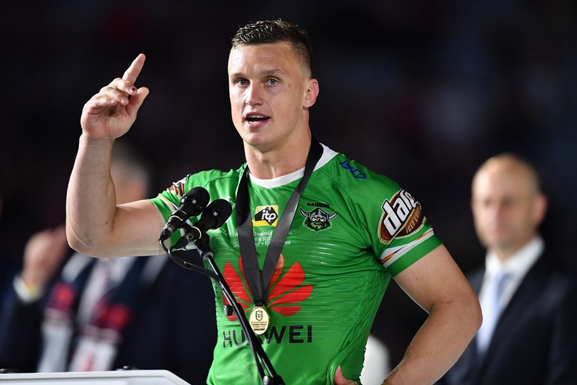 Wighton received the Clive Churchill Medal in the 2019 Grand Final
