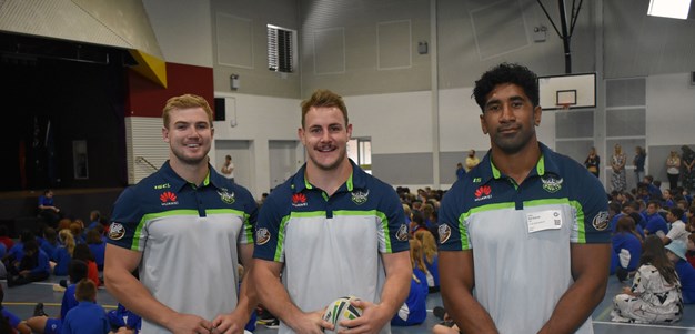 Raiders help deliver League Stars Inspire program
