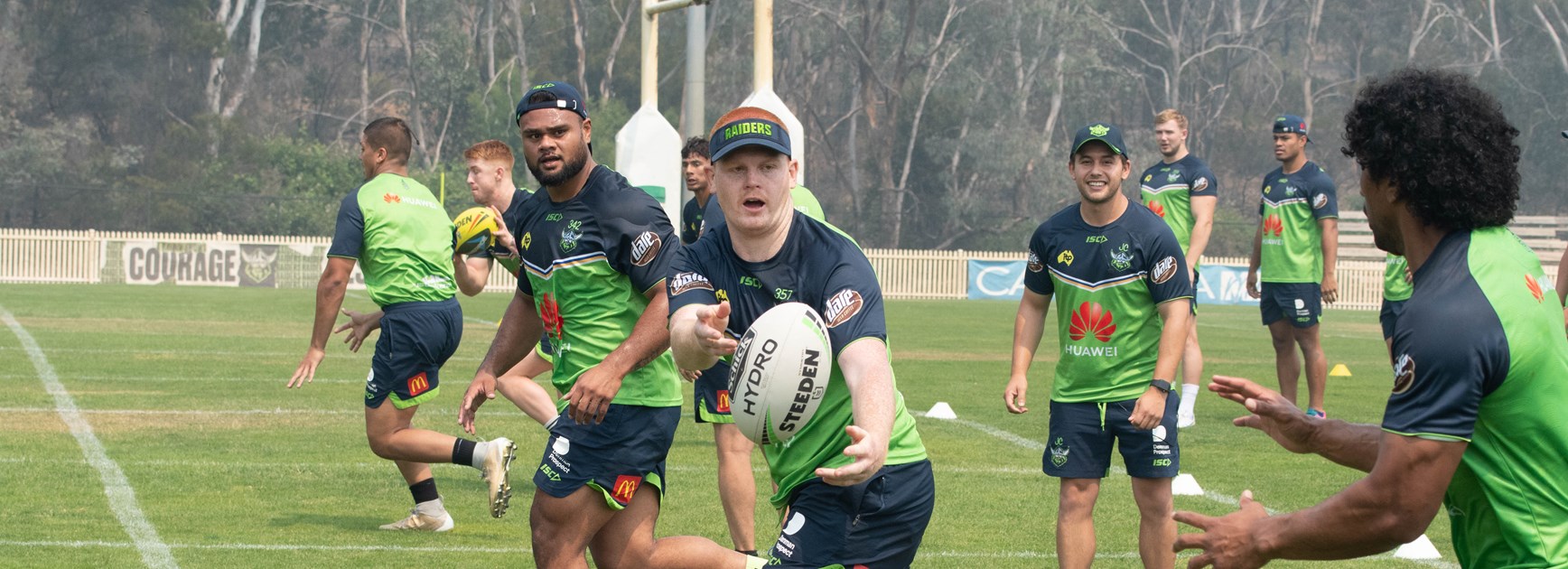 Raiders Open training Session to support Bushfire relief