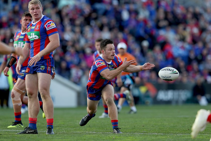 Starling making his NRL debut for the Knights