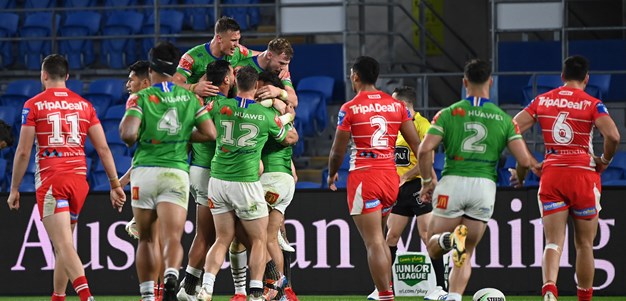NRL Match Report: Raiders grind out gritty win over Dragons