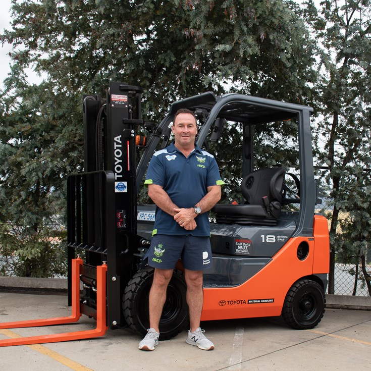 Toyota Forklifts to lift the Raiders to new heights in 2022 and beyond