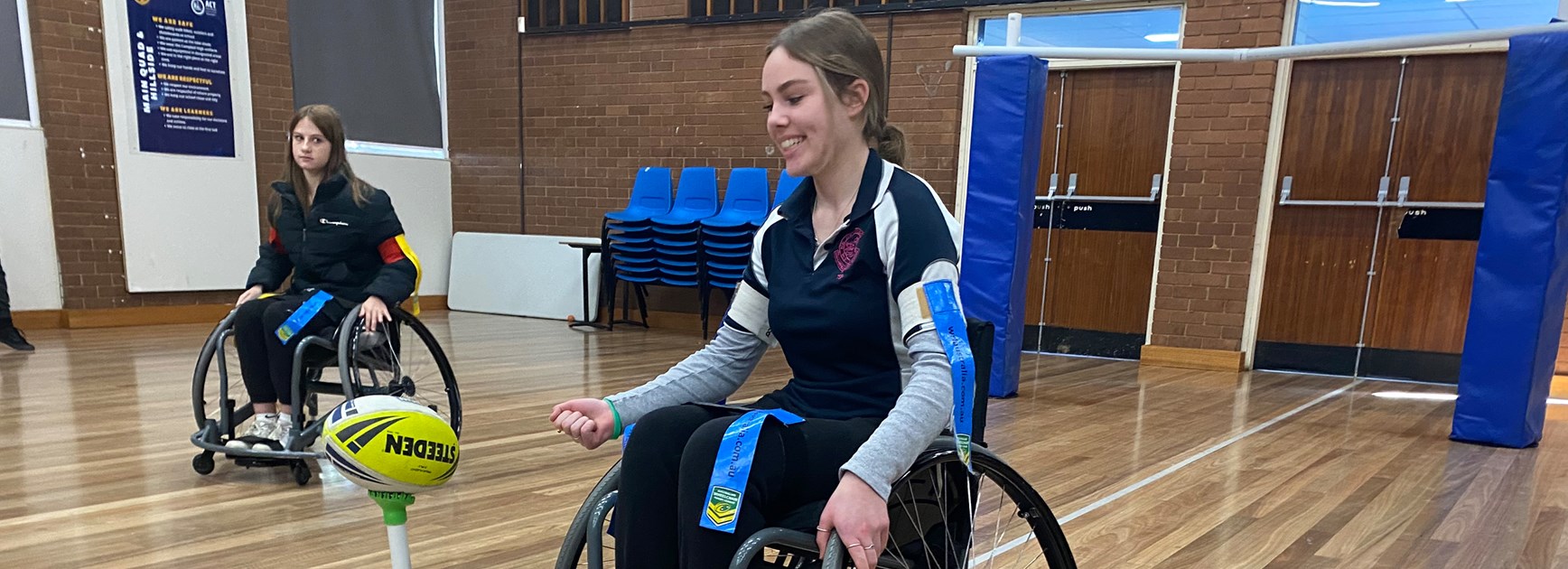 Wheelchair Rugby League School Visit